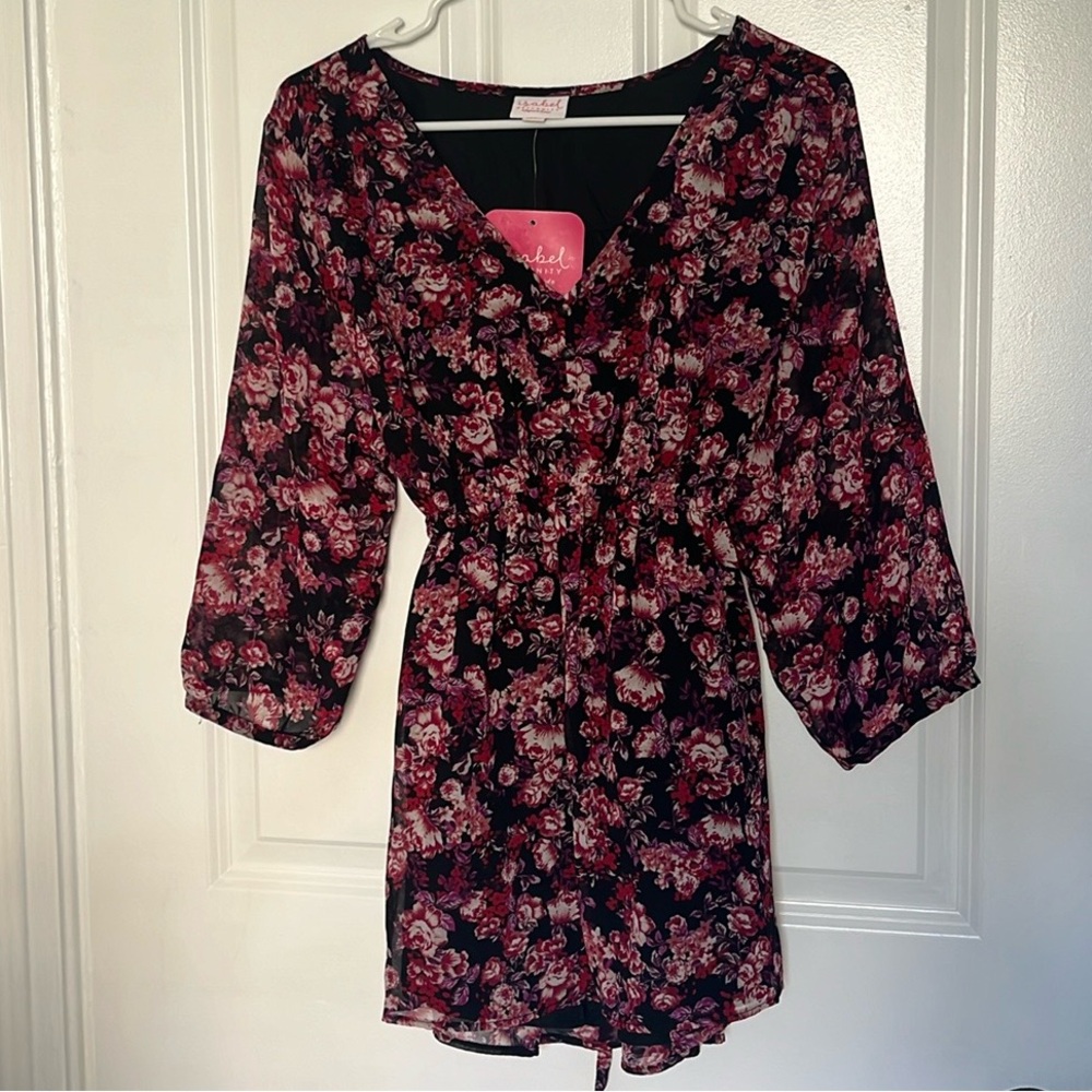 Ingrid and Isabel Floral Maternity Blouse NWT